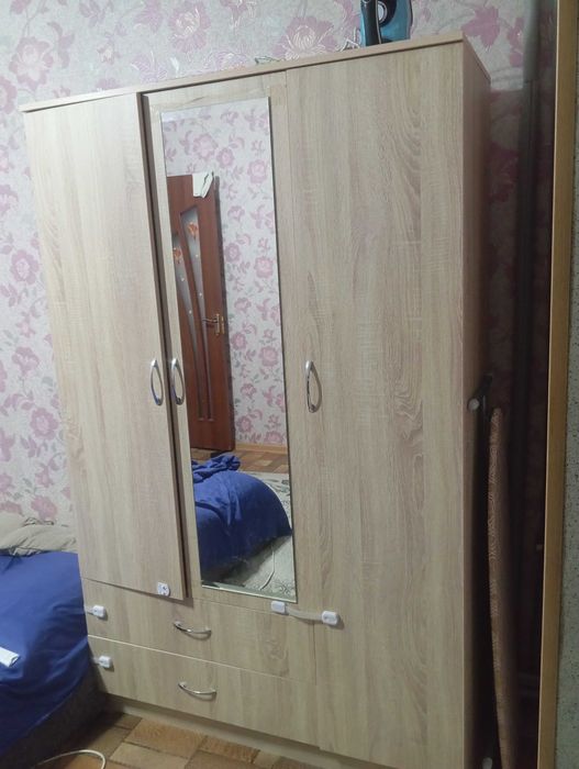 Шкаф для одежды с зеркалом