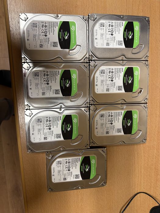 Lot 7 hdd seagata barracuda 500gb stare 100% viata