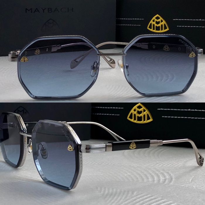 Мъжки слънчеви очила осмоъгълни 4 цвята Maybach черни кафяви сини