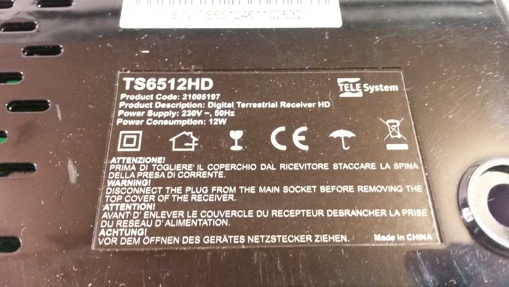 Приемник за телевизия TELE System TS6512HD receiver
