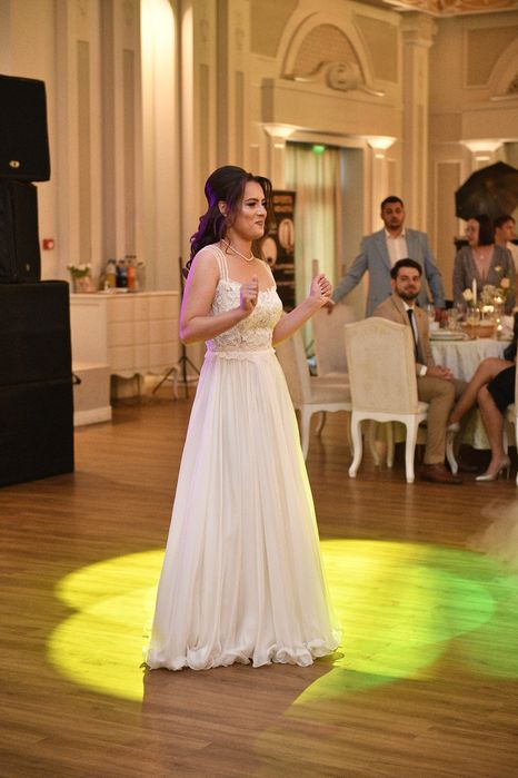 Rochie de mireasa Maya Fashion din 100% mătase naturală