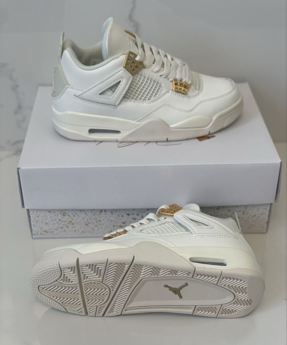 Air Jordan 4 Retro Metallic Gold Full Box VerificareColet Size 35,5-45