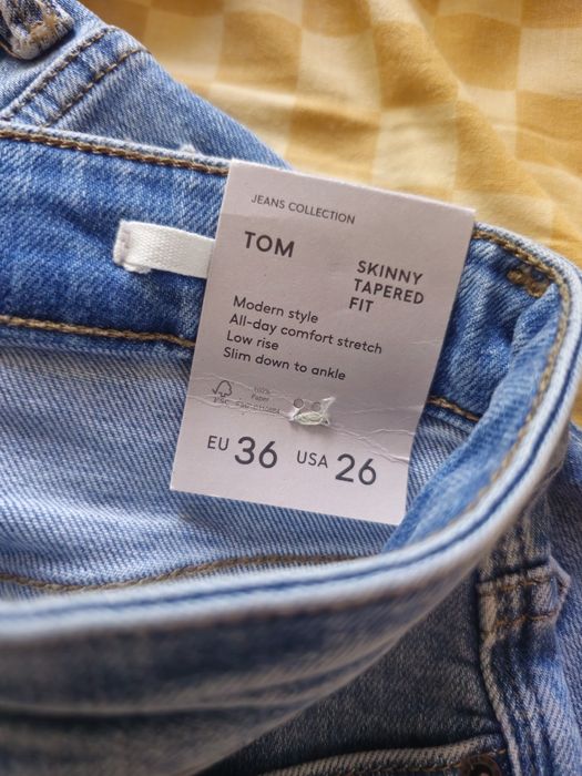 Blugi/Jeans Mango Man 36, Tom, Skinny, Tapered, Fit