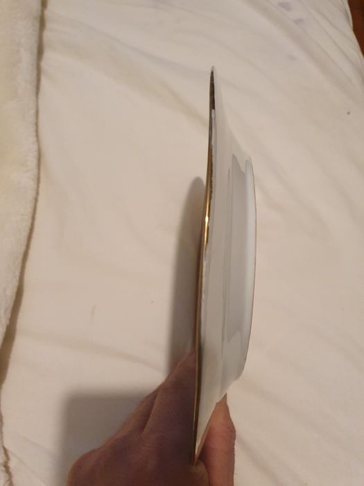 Farfurie plata china 1900 poleita cu Aur