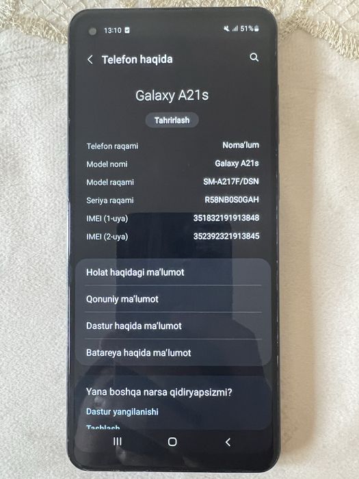 Samsung Galaxy A21s