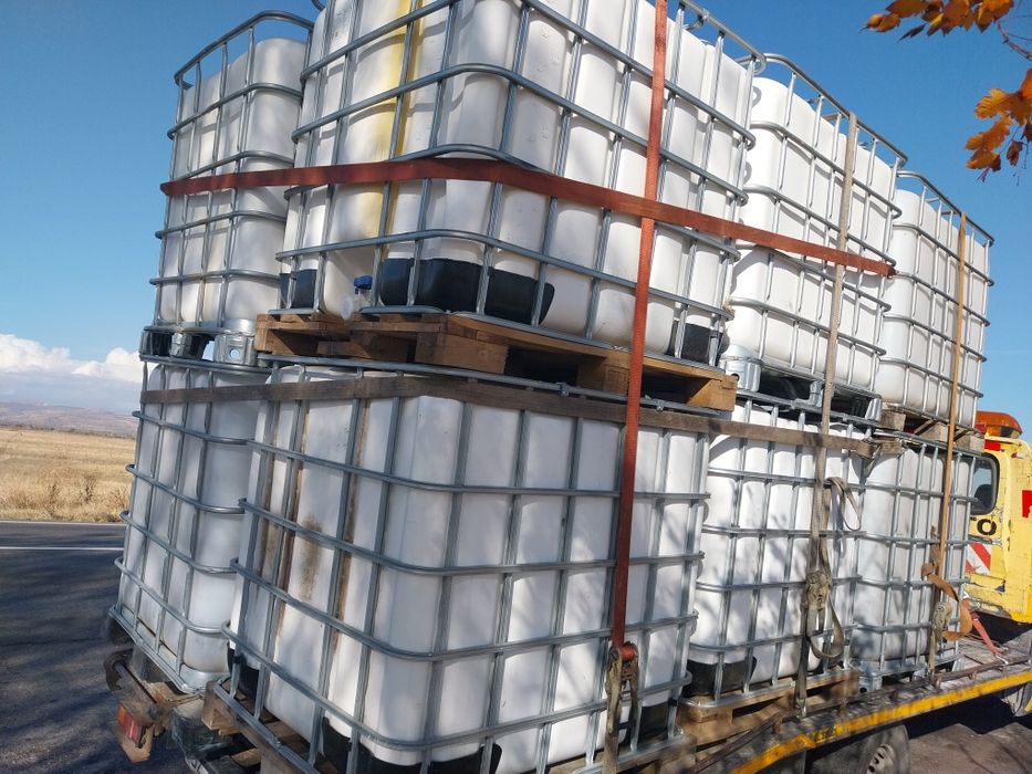 Ibc = Bazin = Cub 1000 litri/ pt Fose,BOASCĂ, Cereale ÷ 250/400 bucata