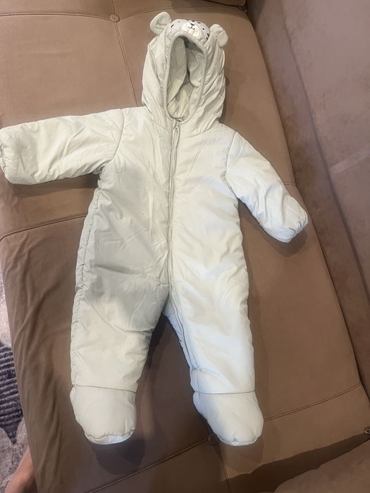 Осенний стеганый комбинезон