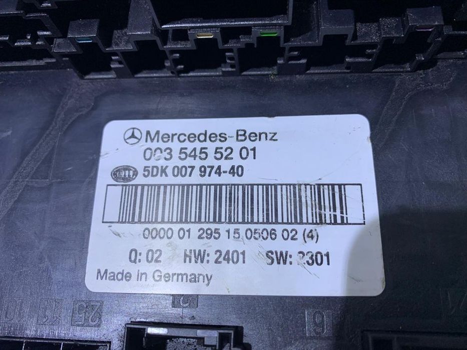 Tablou sigurante Mercedes Clasa C W203 C320 218cp 2001 - 2007 COD : 003 545 52 01 / 0035455201