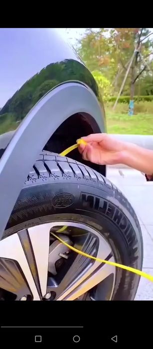 Mashina Balonlari uchun sirğantirmaydigan seflar zanjirli.