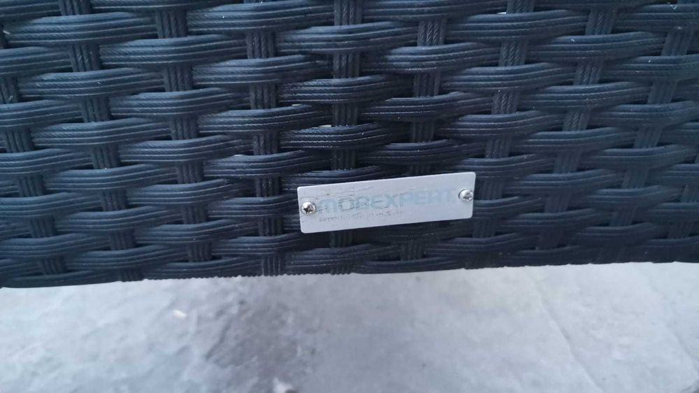 banca gradina terasa ratan sintetic impletit