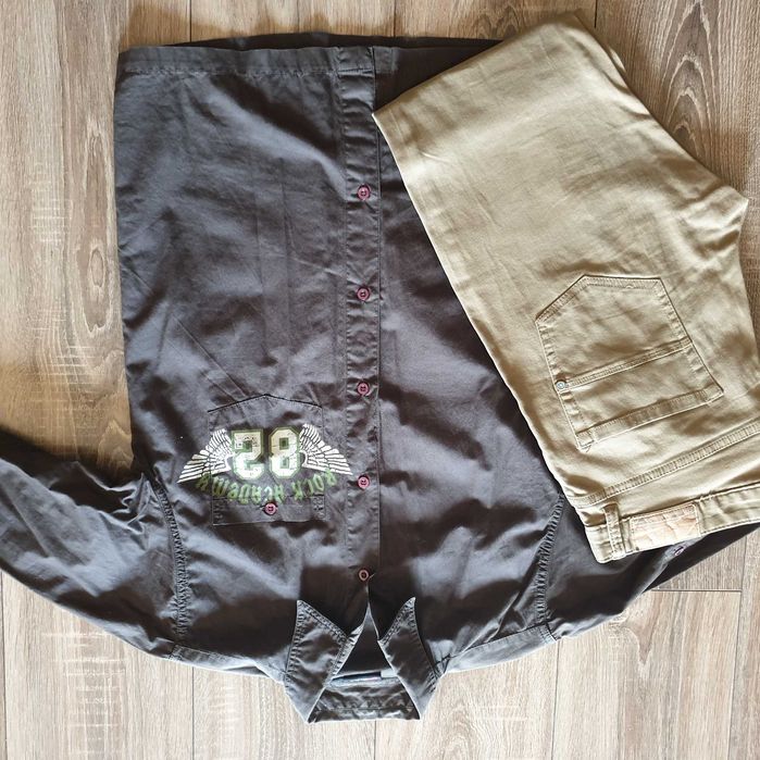 2 сета дънки с риза за младеж