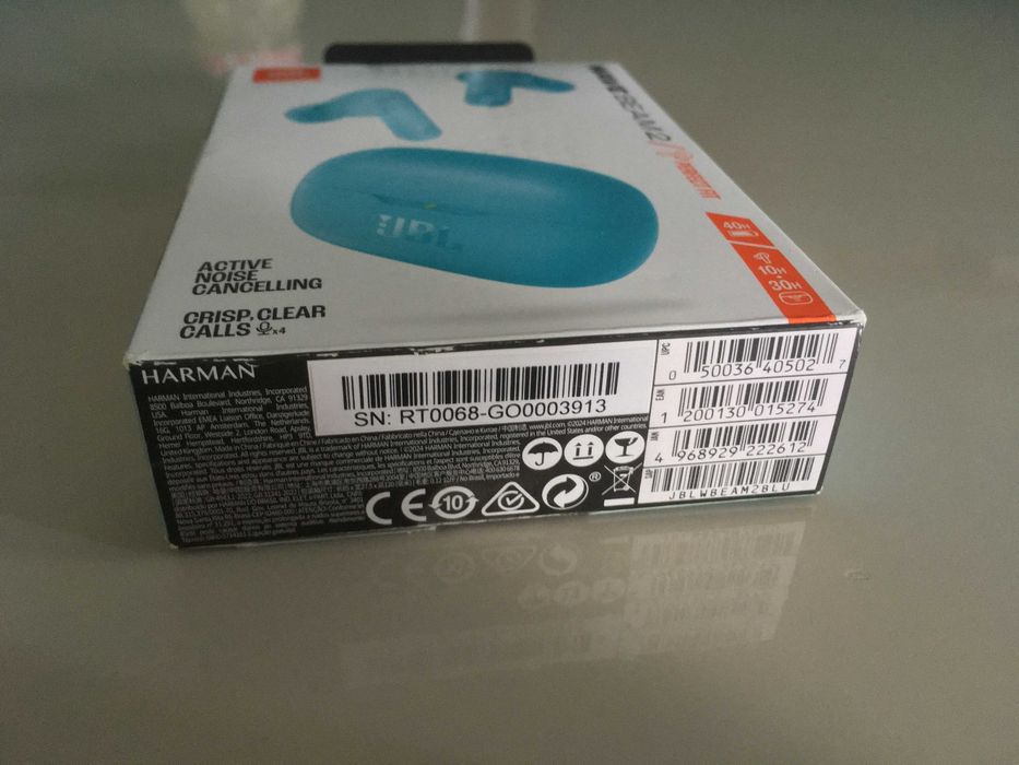 casti wireless JBL Wave Beam 2, ANC (anulare zogomot), noi garantie 2 ani