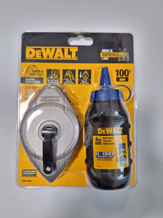 Алуминиева чертилка Dewalt DWHT47309 синя боя