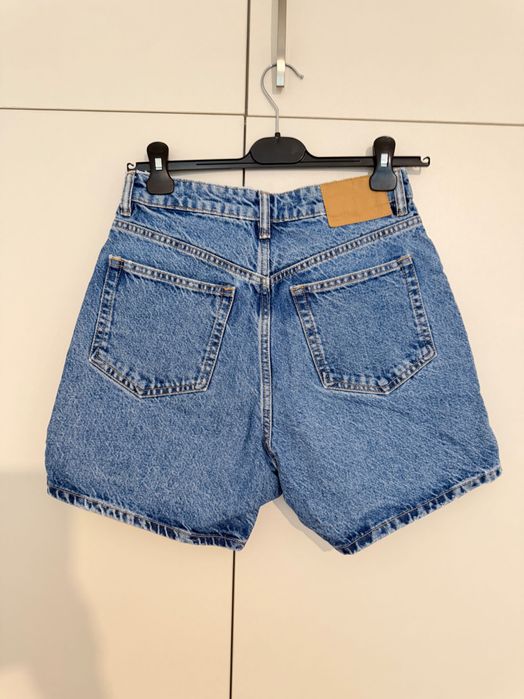 Zara тъмно сини дънкови панталонки размер 36