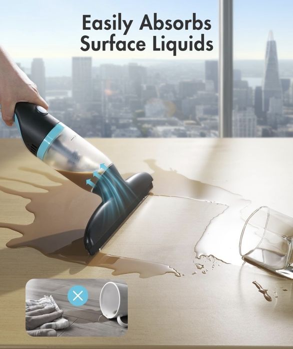 Aspirator de geamuri iDOO, fără fir