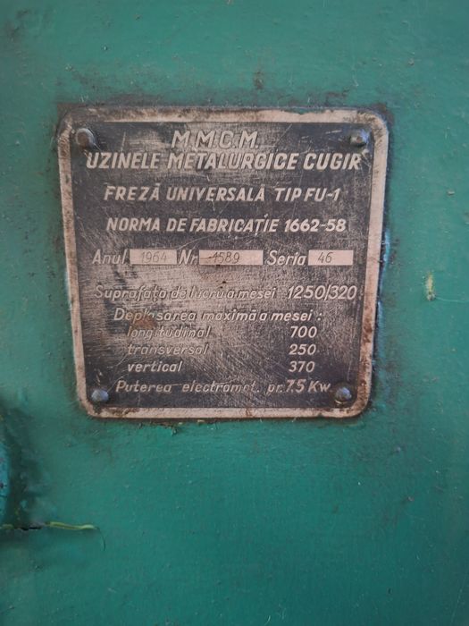 Freză universala tip FU-1