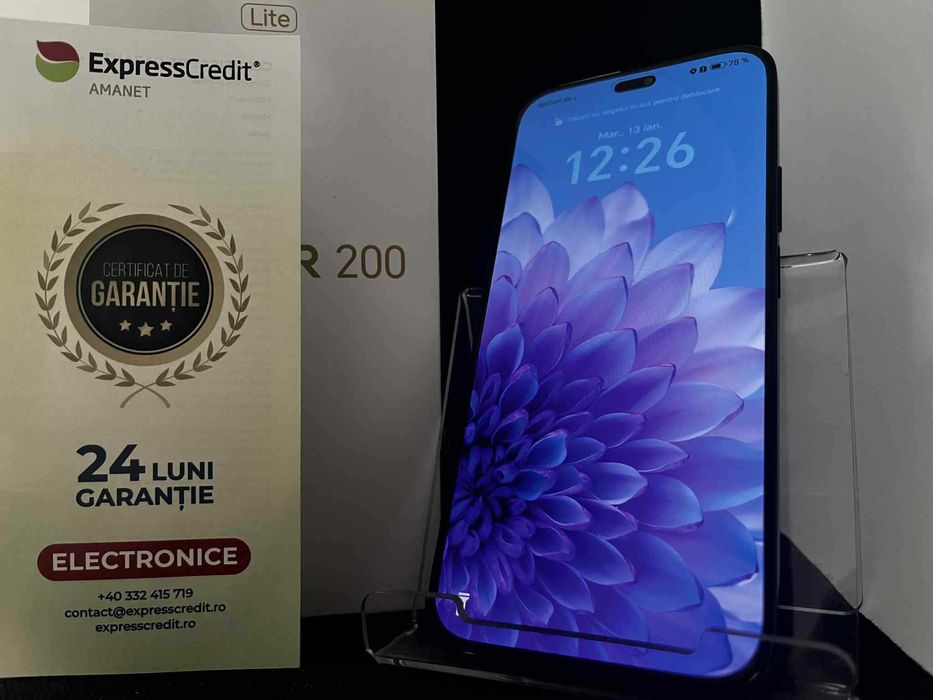 Honor 200 Lite 5G 8/256Gb (AG16 Moldova b32335) Garantie 2 ani!