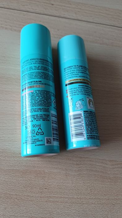 Spray pentru retușarea culorii parului