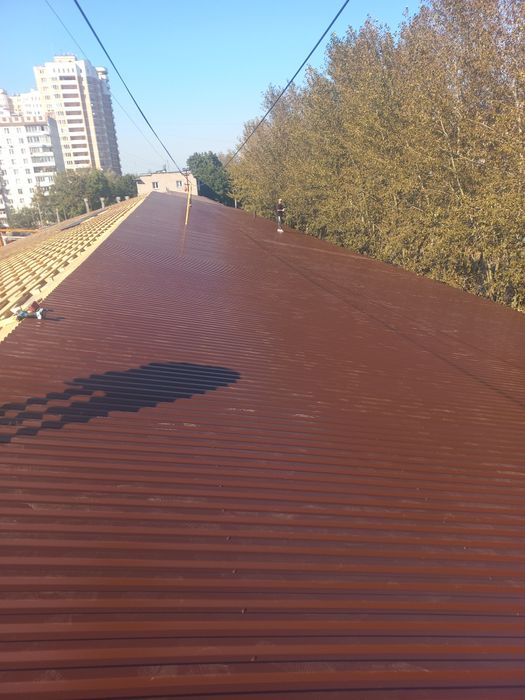 Том ёпиш(криша) шифер ишларини киламиз