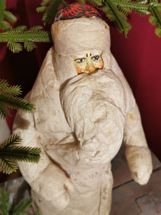Дед Мороз.Папьемаше. 47см.