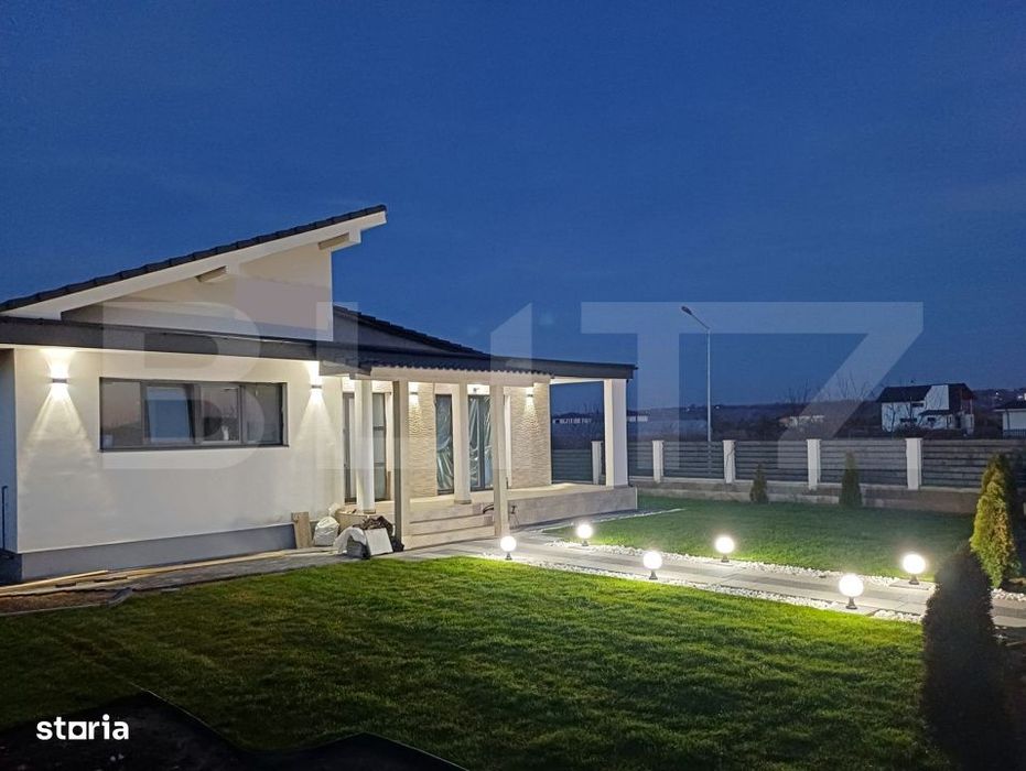 Casa individuala cu design modern JUCU KM 17, 125mp utili, 520mp teren