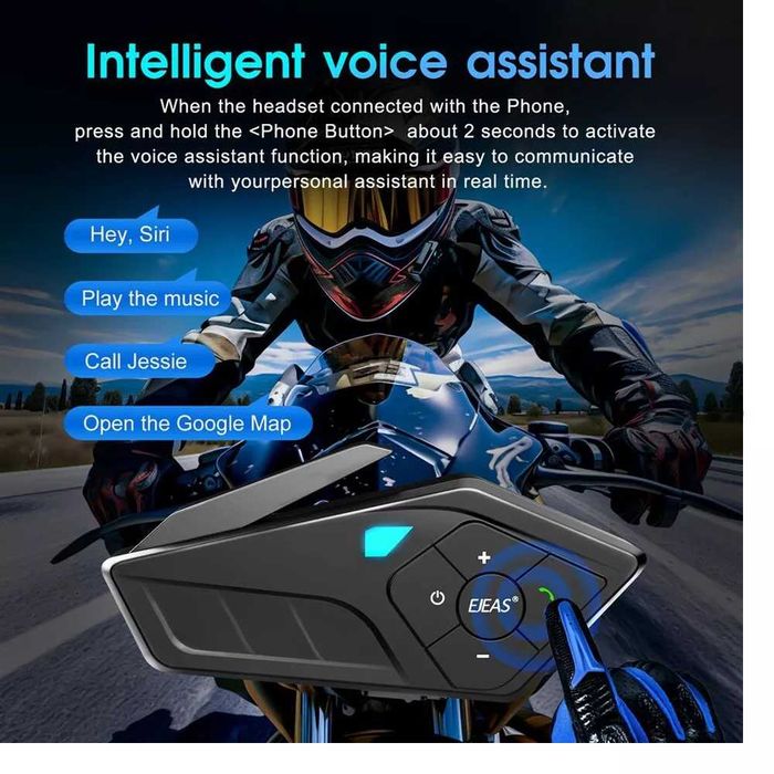 Ejeas E1PRO интерком за мото каска водоустойчив