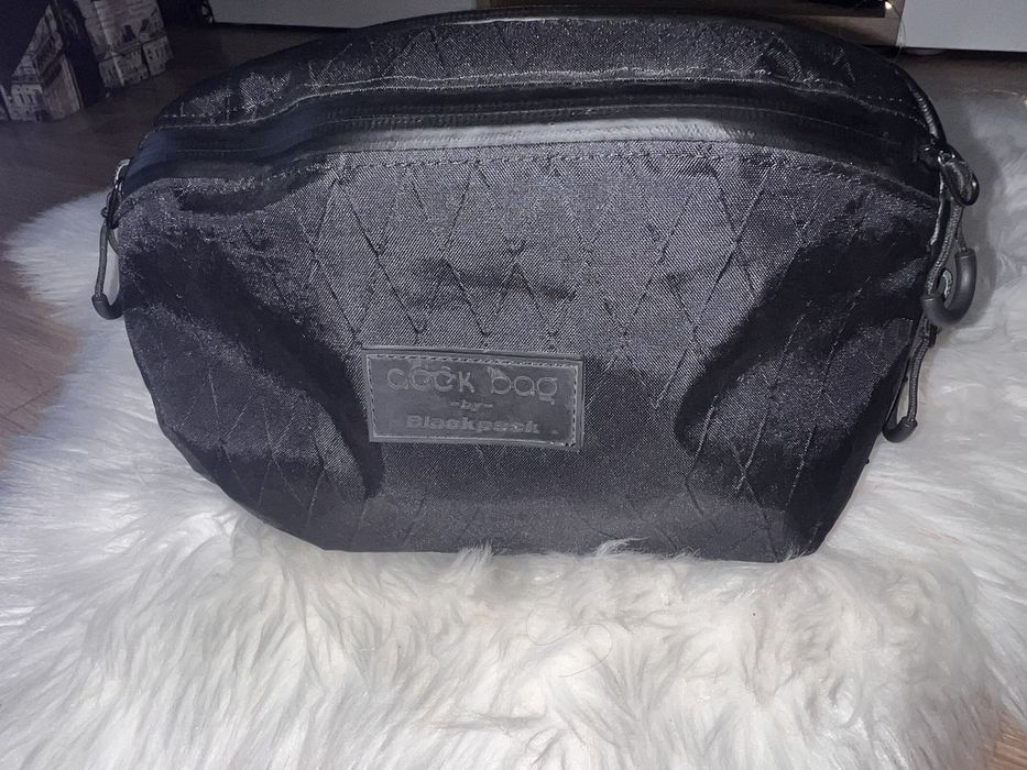 Geanta cu banane pentru barbati Geek bag black pack