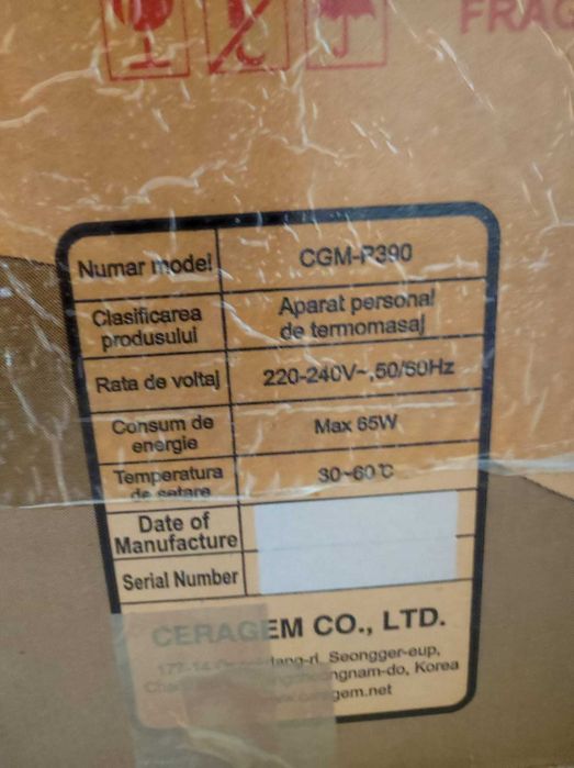 Ceragem CGM-P390 Aparat pentru termomasaj