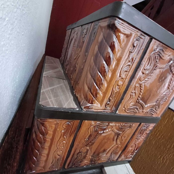 Vand soba de teracota modulara tip semineu