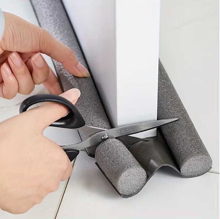 Двустранен уплътнител за под врата 0.93м. сив цвят