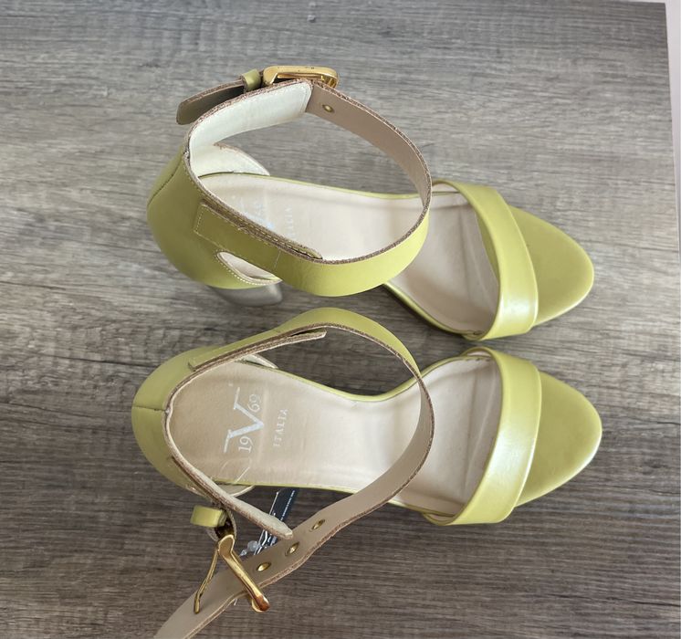 Sandale galben / verde lamaie Versace 19.69 noi 38