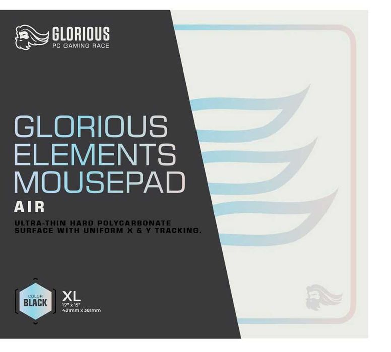^ Коврик для мыши Glorious Element Mouse Pad - Air (38x43cm)