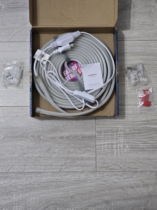 Bandă LED Neon SUCIKORIO 10m – 4000K, 230V, Waterproof, 120 LED/m