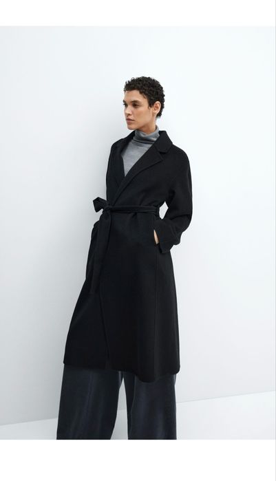 Вълнено палто Mango