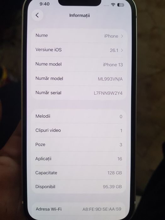 Vând sau schimb iphone 13