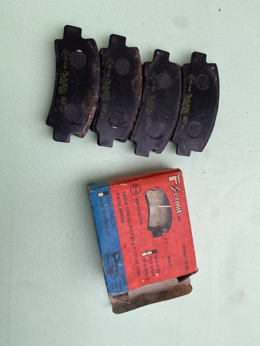 Placute de frana noi Fermit Dacia 1300 1310 solenza supernova papuc