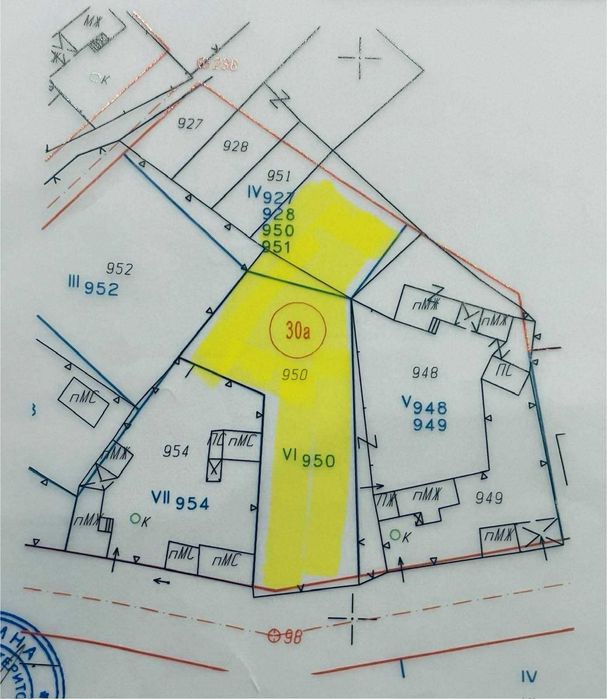 Продава дворно място в село Долно Сахране, 1398 кв.м.