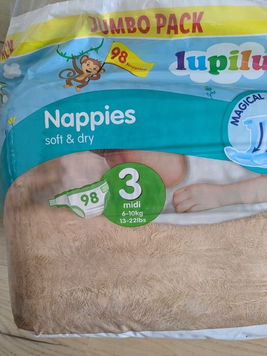Памперси lupilu, размер 3