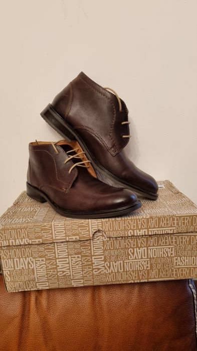 Ghete barbati piele naturala marimea 41, noi