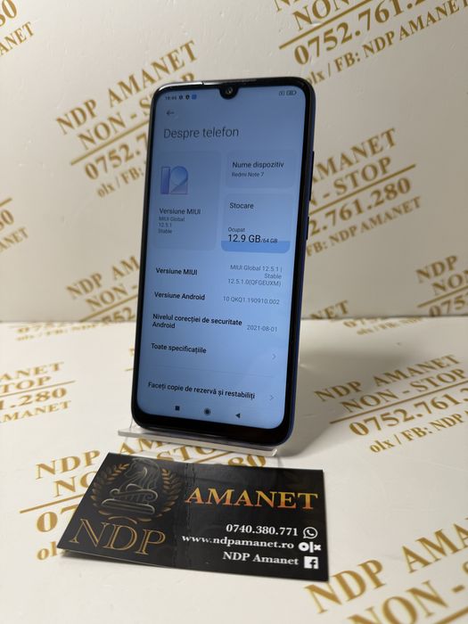 NDP Amanet Braila Redmi Note 7 (48640)