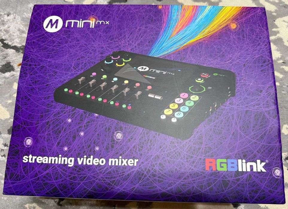 MIXER VIDEO RGBlink Mini-MX Live Streaming Video Audio Mixer