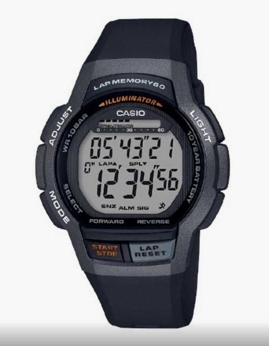 Casio WS1000h Lap Memory 60 для Спортсменов