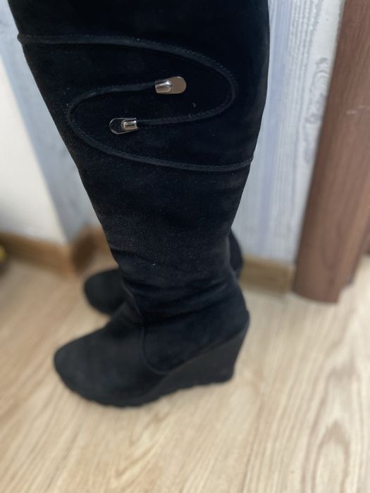 Зимние сапоги, 39 р, натуральный нубук