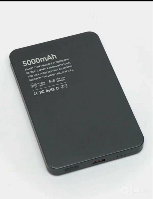 Yupqa poverbank MagSafe 15W, kabel 20/22.5W 5000/10000mAh grey/titan