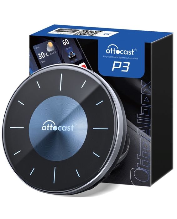 Ottocast P3 – превръща CarPlay в Android (YouTube, Netflix) – нов