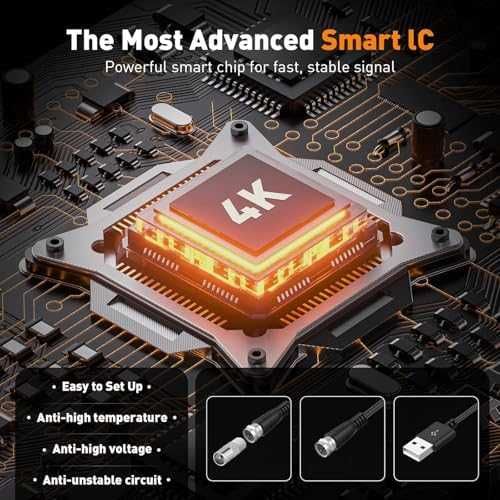 Нова HDTV антена с вътрешен монтаж дълъг обхват усилен сигнал 4K прием