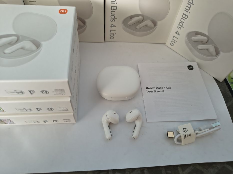 Căști Bluetooth True Wireless Xiaomi Redmi Buds 4 Lite albe