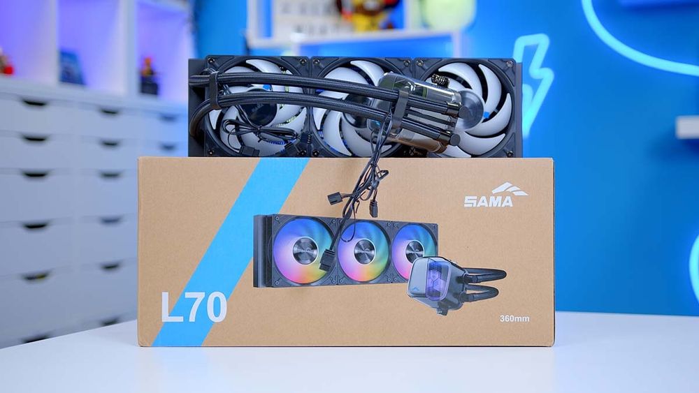 Sigilat ! Cooler Aio lichid Sama 360mm - Culoare Negru !