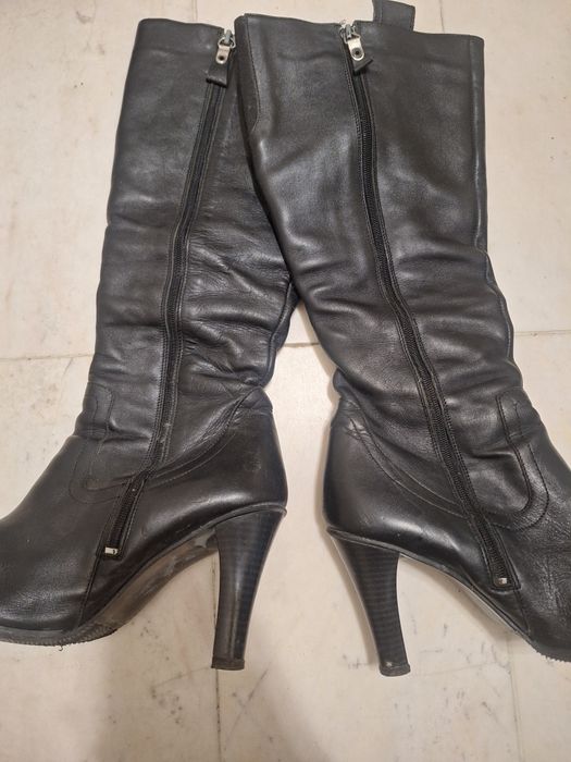 Дамски ботуши естествена кожа