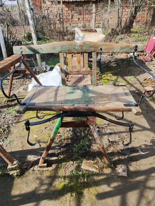 Седалка антика от каруца